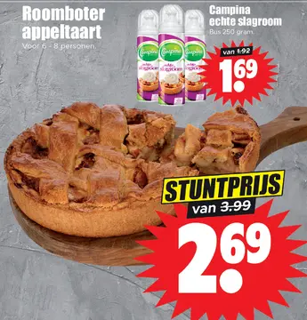 Aanbieding: Roomboter appeltaart