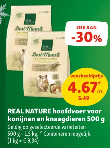 Promotie: hoofdvoer voor konijnen en knaagdieren