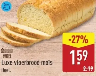 Aanbieding: Luxe vloerbrood maïs