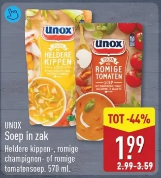 Aanbieding: Soep in zak