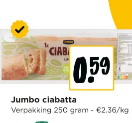 Promotie: Ciabatta