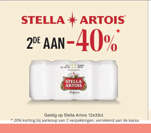 Promotie: Stella Artois