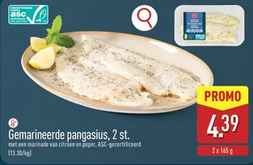 Aanbieding: Gemarineerde pangasius