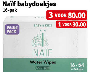 Aanbieding: Naïf babydoekjes