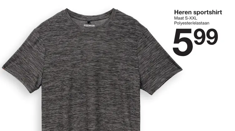 Aanbieding: Heren sportshirt