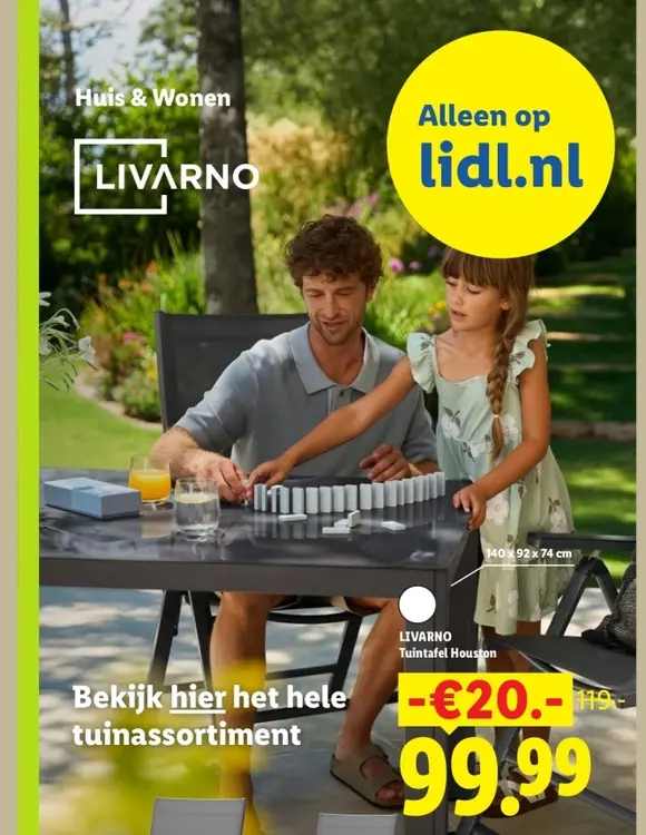 Aanbieding: Tuintafel Houston