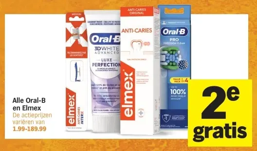 Aanbieding: Alle Oral-B en Elmex