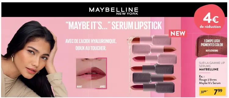 Offre: Rouge à lèvres Maybe It's Serum