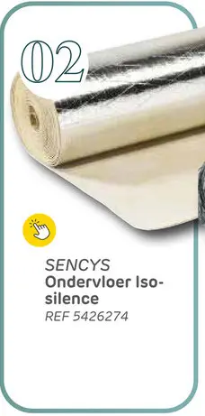 Promotie: Maclean - laminaat ondervloer – isosilence – vloerverwarming/ -verkoeling - 11db - 10m