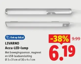 Aanbieding: Accu-LED-lamp