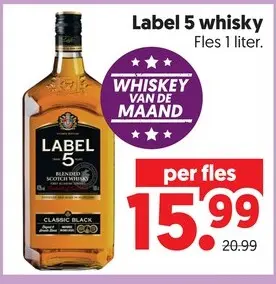 Aanbieding: Label 5 whisky