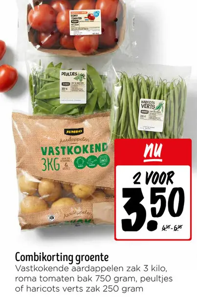 Aanbieding: Combikorting groente