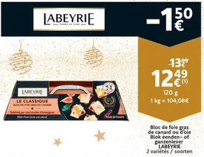 Promotie: Bloc de foie gras de canard ou d'oie