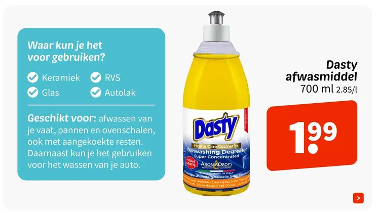 Aanbieding: Afwasmiddel
