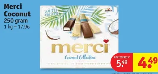 Promotie: Merci Coconut