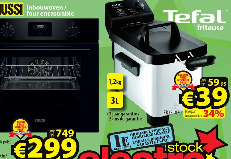 Aanbieding: Tefal friteuse