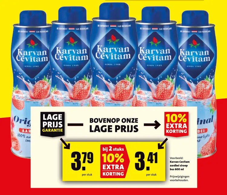 Aanbieding: Karvan Cevitam aardbei siroop