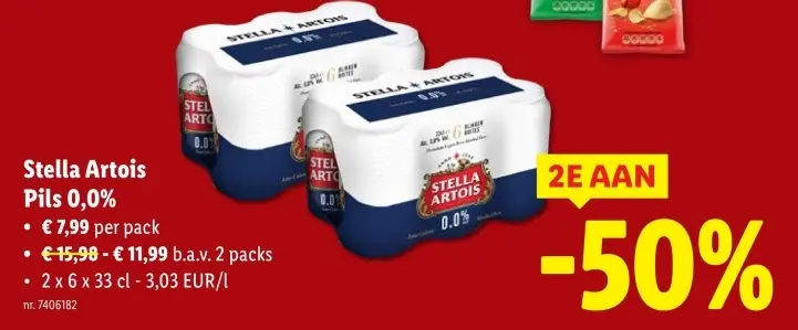 Aanbieding: Stella Artois Pils 0.0%