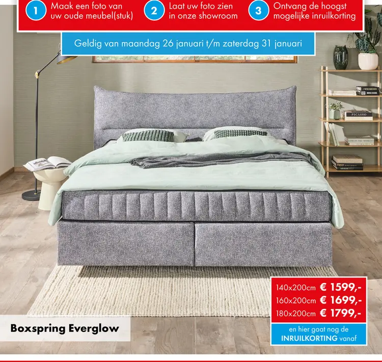 Aanbieding: Everglow boxspring