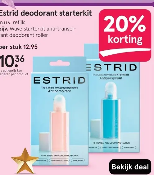 Aanbieding: Estrid deodorant starterkit
