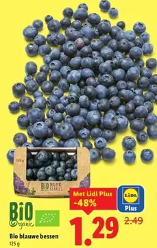 Aanbieding: Bio blauwe bessen