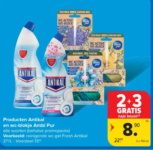 Promotie: Antikal en wc-blokje Ambi Pur