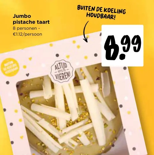 Promotie: Pistache taart