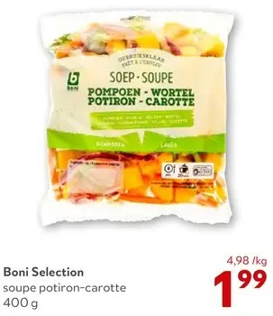 Offre: Soupe potiron-carotte