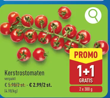 Promotie: Kerstrostomaten