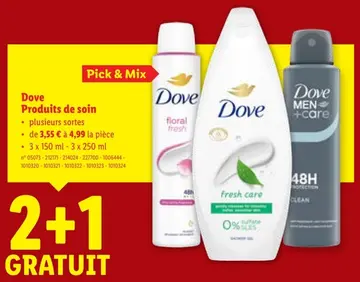Offre: Produits de soin