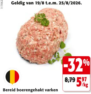 Promotie: Bereid boerengehakt varken