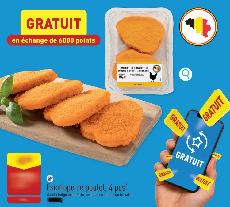 Offre: Escalope de poulet