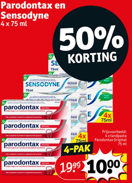 Aanbieding: Parodontax tandpasta Original