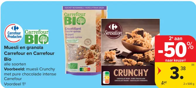 Promotie: Muesli en granola