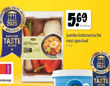Promotie: Jumbo Indonesische nasi speciaal