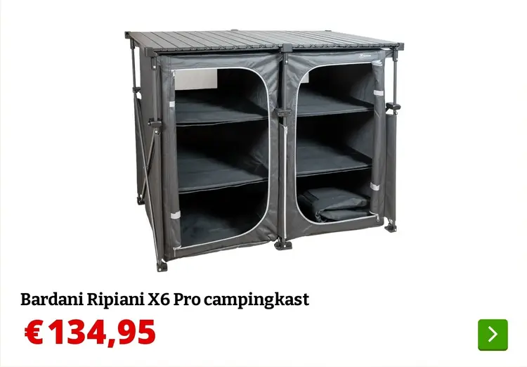 Aanbieding: Bardani Ripiani X6 Pro campingkast