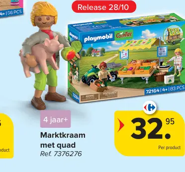Promotie: Marktkraam met quad
