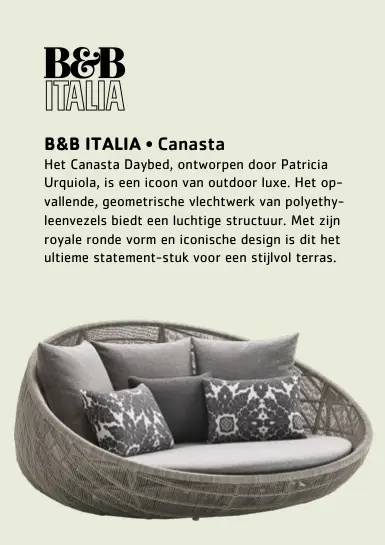 Promotie: B&B Italia Canasta