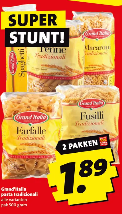 Aanbieding: Pasta tradizionali