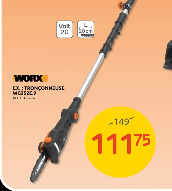Offre: Tronçonneuse wg252e.9