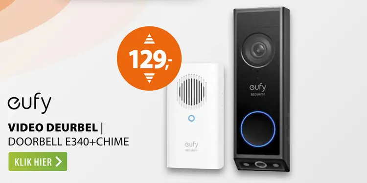 Aanbieding: Eufy Video Doorbell E340 + Chime