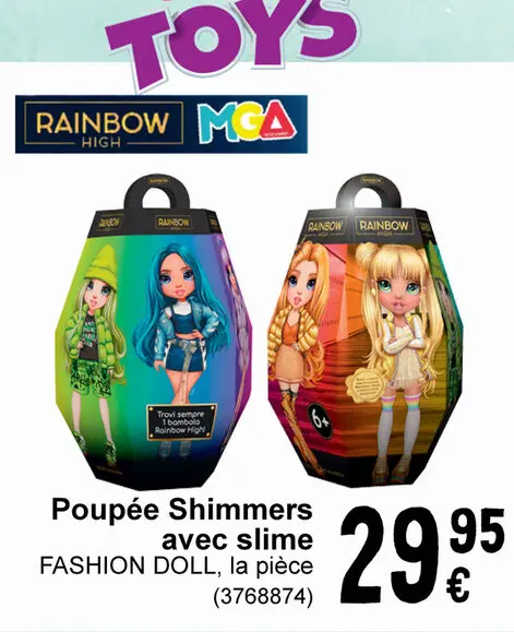 Offre: Poupée Shimmers