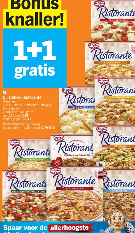 Promotie: Ristorante Diepvries