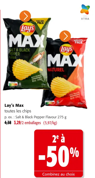 Offre: Toutes les chips