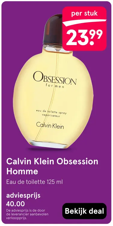Aanbieding: Obsession Homme