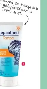 Aanbieding: Bepanthen Tattoo Zonnecrème
