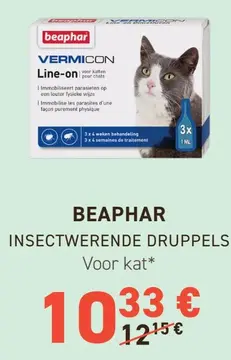 Aanbieding: BEAPHAR INSECTWERENDE DRUPPELS