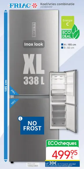Promotie: Koel/vries combinatie