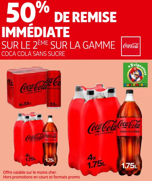Promotie: La gamme Coca-Cola