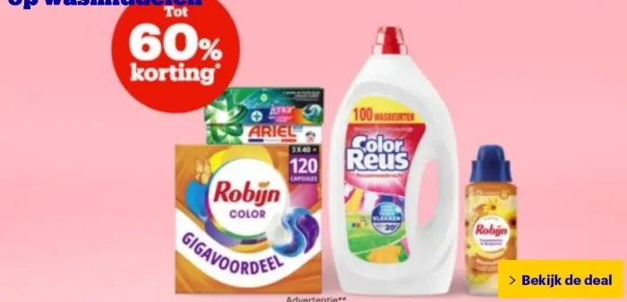 Aanbieding: Wasmiddelen